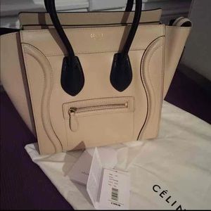 Celine luggage mini handbag tote